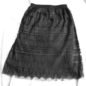 Joe B black lace skirt